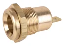 Built-in socket 12 V + 24 V metal 2-pin