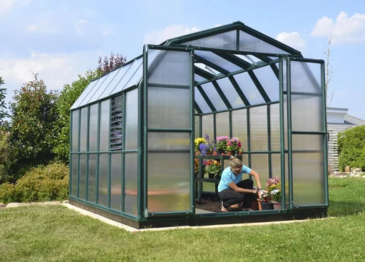 "Plastic greenhouse Prestige 46, 267 x 389 x 238 cm image"