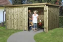VARIUS warehouse, variant IV with large shed without partition wall