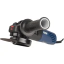 AGM1067P Angle Grinder 750W - 115mm - Soft grip - Spindle lock - With side handle and hex key