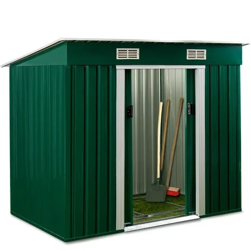 "Shed green - metal 196x122x180 image"