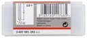 Planer blades, 82 mm, straight, carbide, 40°, 10 pieces