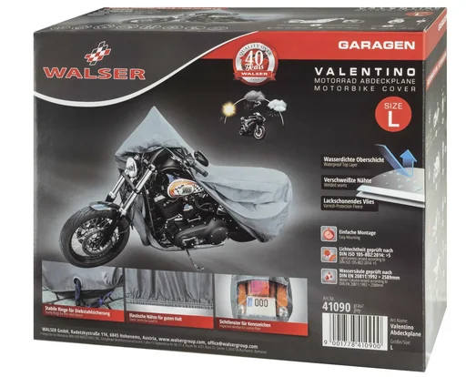 "Motorcycle garage Chopper - Size L - 250 x 100 x 130 cm - PVC image"
