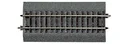 6 pieces straight track G½ with bedding, length 115 mm