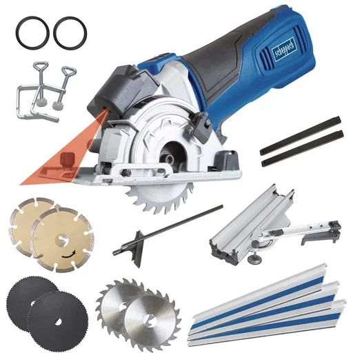 "Plunge saw PL285 - 600W, 89mm, 220-240V, + 3-piece additional saw blade set image"