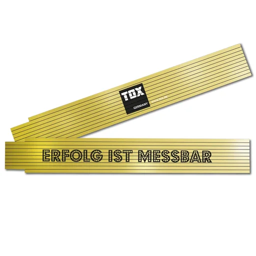"Meter stick 2 m "SUCCESS IS MEASURABLE" image"