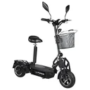 E-scooter "Camper" Basic 20 km/h including removable shopping basket black