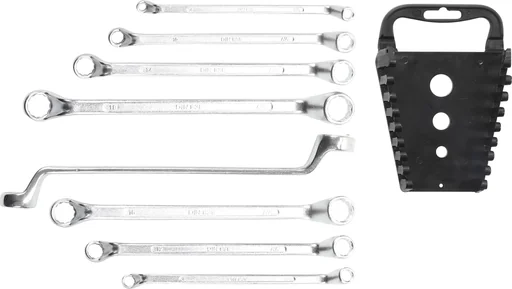"Double ring spanner set, offset, 8 pieces image"
