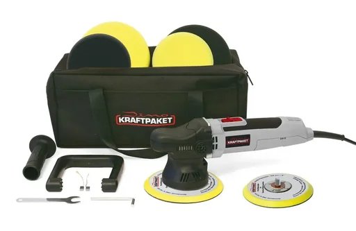 "Eccentric polishing machine 650 watts - 9 mm stroke - in XXL set image"
