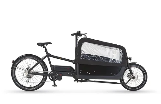 "Unisex cargo e-bike 20/26 inches, frame height 48 cm, 8-speed derailleur, black, CARGO Plus 20.ETL.10 image"