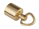 End cap, brass, with ring