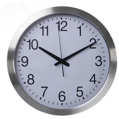 "Wall clock made of aluminum - Ø 40 cm image"