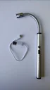Arc lighter “Future Tech”, stick lighter, silver-colored