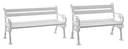 Country house bench Linderhof 3-seater