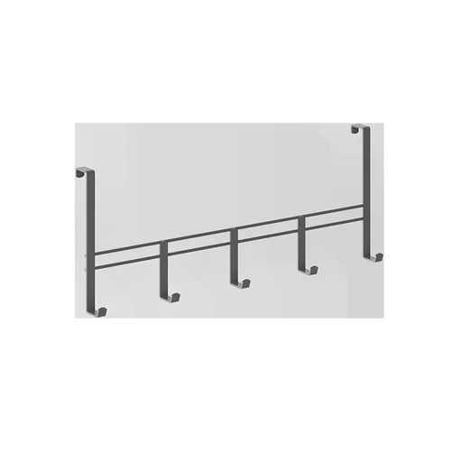"Door hanger "Lava", with 5 hooks, black, matt image"