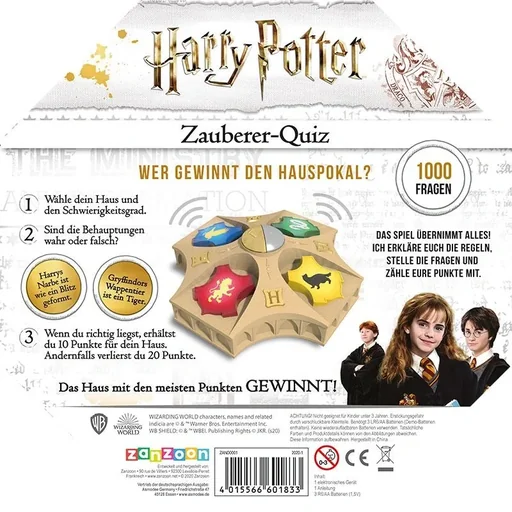 "Board game Harry Potter Wizard Quiz image"