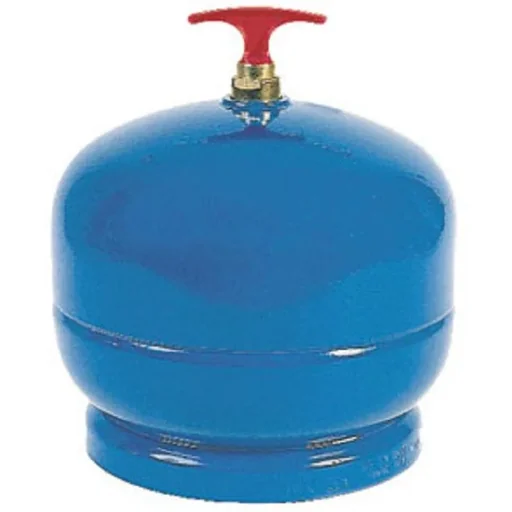 "Gas bottle 2kg filled, with tap and hook image"