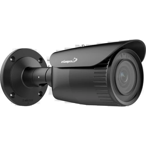 "IP camera - bullet - varifocal lens - black image"