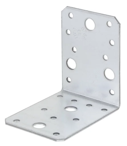 "Angle connector galvanized 90 x 90 x 65 mm - 6 pieces image"