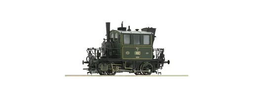 "Steam locomotive type PtL 2/2 glass box of the Royal Bavarian State Railways image"
