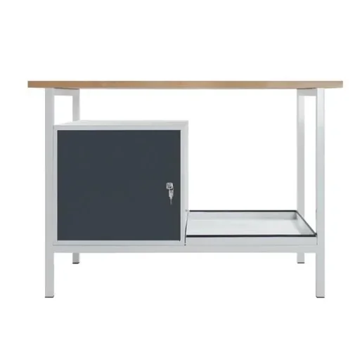 "Werkbank Eko, 1 Type, RAL 7035/7016, L1200xB600xH825mm image"