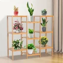 Bathroom shelf with 9 shelves