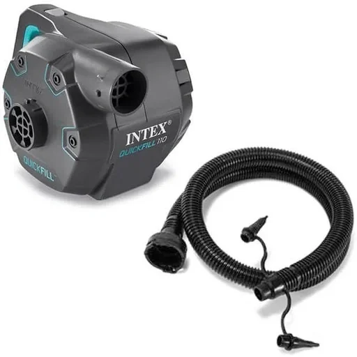 "electric inflatable pump with hose 230V 26 x 16 x 14 cm image"