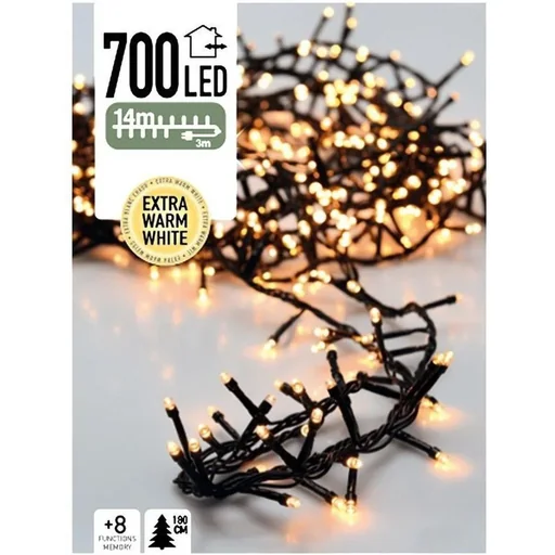 "Christmas tree lights - 14m - 700led - warm white image"