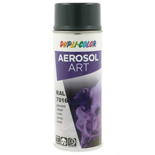 "Aerosol Art spray can, RAL 7016, anthracite grey, glossy, 400 ml image"