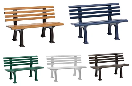 "Ibiza brown garden bench image"