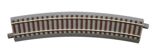 "6 pieces curved track GB22.5, radius 502.7 mm, curve angle 22.5° image"