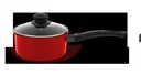 Carbon Cooking/Frying Set Red, 7-piece