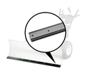 Rubber scraper bar suitable for snow blade 100 cm