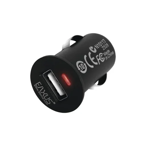 "Car USB charging adapter, 12 - 24 V, maximum 1000 mAh image"