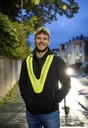 Reflective collar yellow, one size