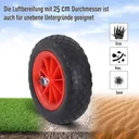 Canoe cart, kayak cart, surf cart, foldable with belt, pneumatic tires, padded aluminum silver up to 90 kg L70 x W40 x H42 cm