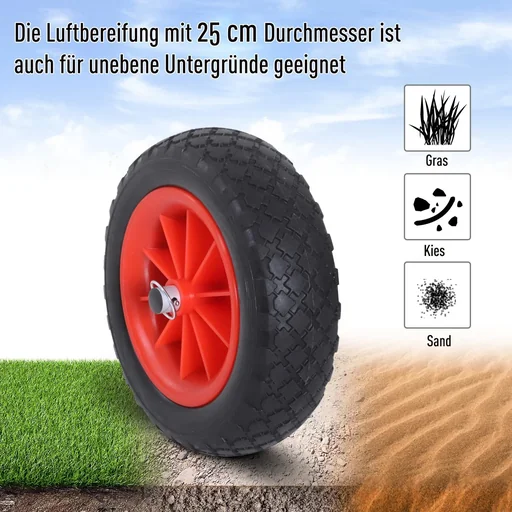 "Canoe cart, kayak cart, surf cart, foldable with belt, pneumatic tires, padded aluminum silver up to 90 kg L70 x W40 x H42 cm image"