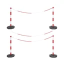 Bollard with chain