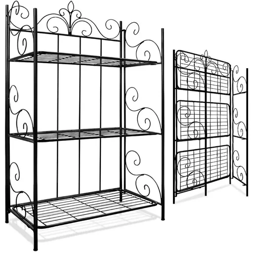 "Metal Plant Stand - Black - Classic image"