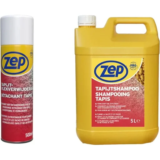 "ZEP Carpet Stain Remover - 500 ml and ZEP Carpet Shampoo - 5 L image"