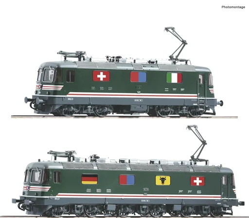 "Electric locomotive double traction RE 10/10 image"