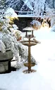 Solar Bird Bath 4-in-1, Bronze