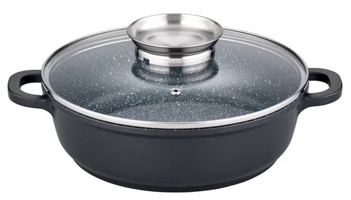 "Round serving pan 24 cm Gourmet Granit image"