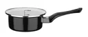 7-piece Black and White cookware set