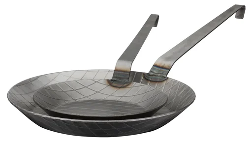 "Frying pan set 2-piece (20+28 cm) iron forged image"