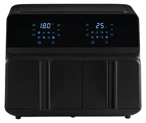 "Hot air fryer, double image"