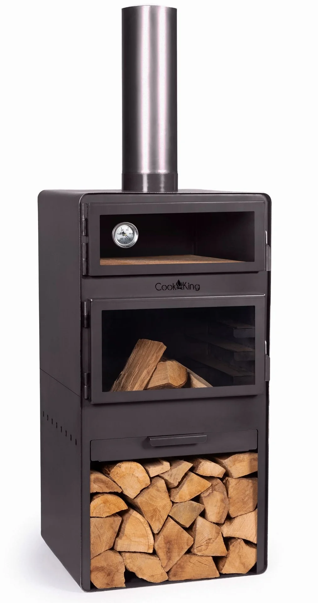 "Vento Plus patio heater, including pizza oven image"