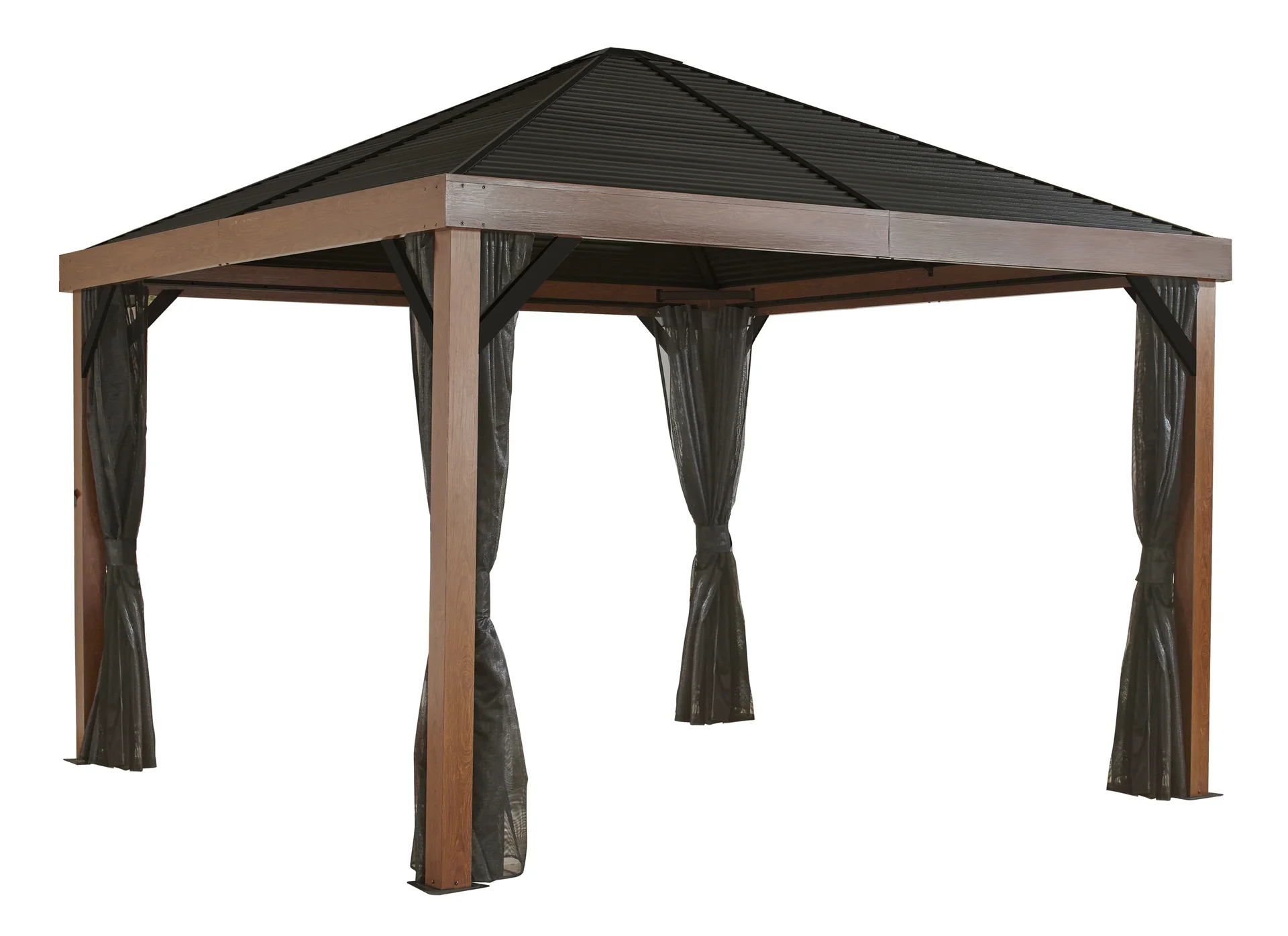 "Sojag Valencia 12x12 Gazebo Wood Edition image"
