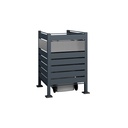 Westmann Bin Enclosure Planum Single 120 cm anthracite (1× 240 L)