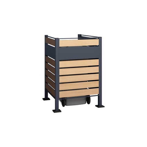 "Westmann Bin Enclosure Planum Single 120 cm wood effect (1× 240 L) image"